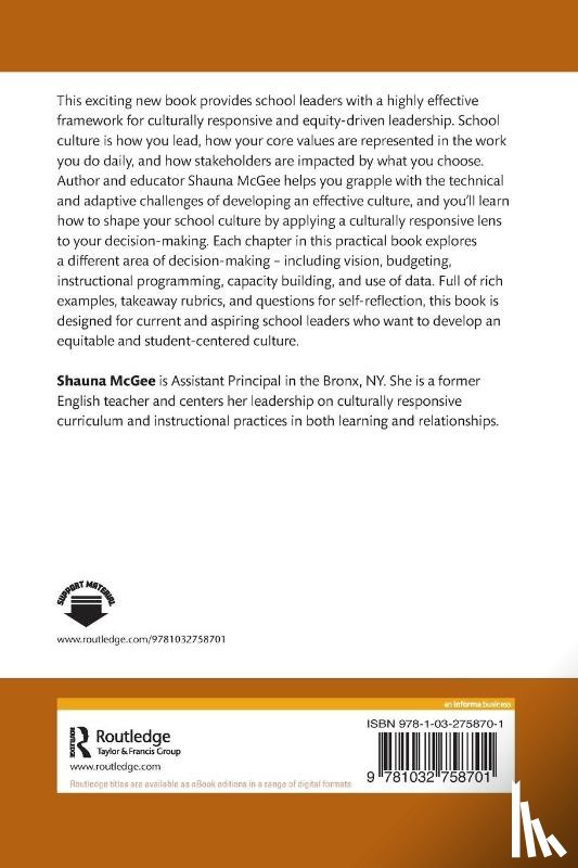 McGee, Shauna - Culturally Conscious Decision-Making for School Leaders