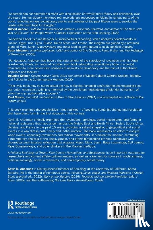 Anderson, Kevin B. - A Political Sociology of Twenty-First Century Revolutions and Resistances