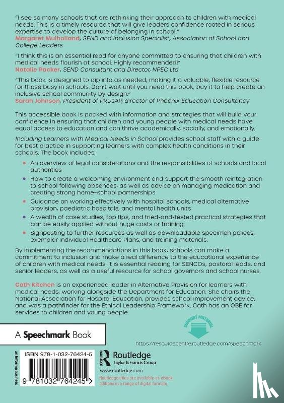  - Including Learners with Medical Needs in School