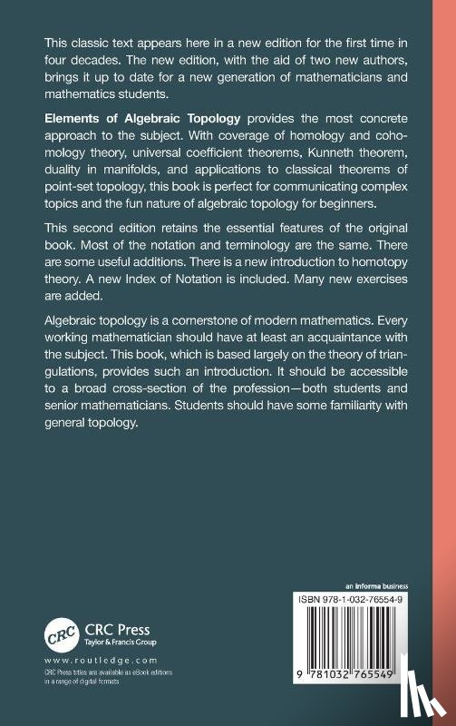 Munkres, James R., Krantz, Steven G., Parks, Harold R. - Elements of Algebraic Topology