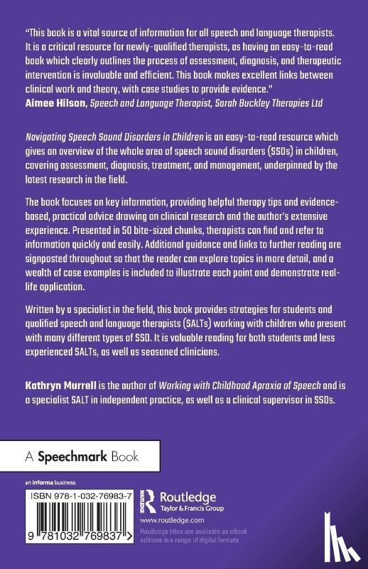 Murrell, Kathryn - Navigating Speech Sound Disorders in Children