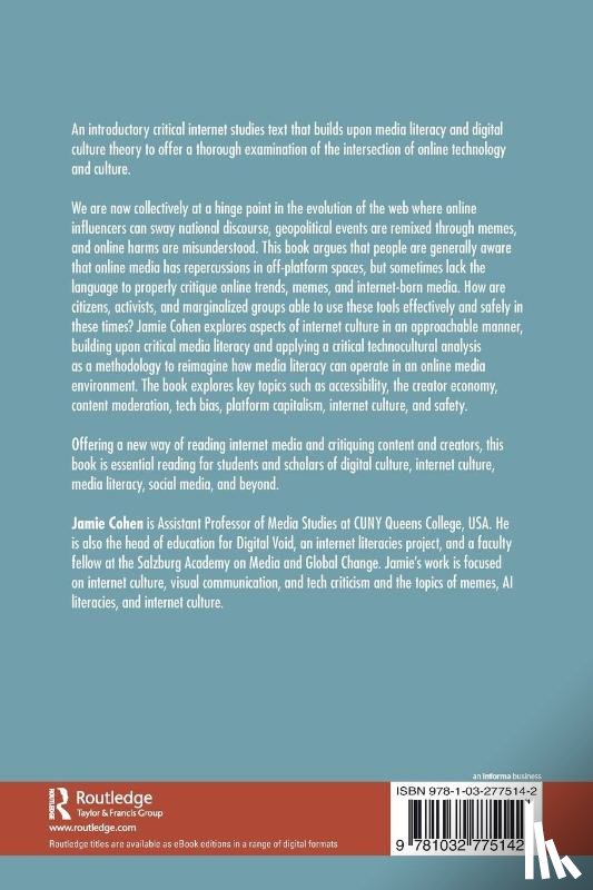 Cohen, Jamie (CUNY Queens College - Critical Internet Literacies