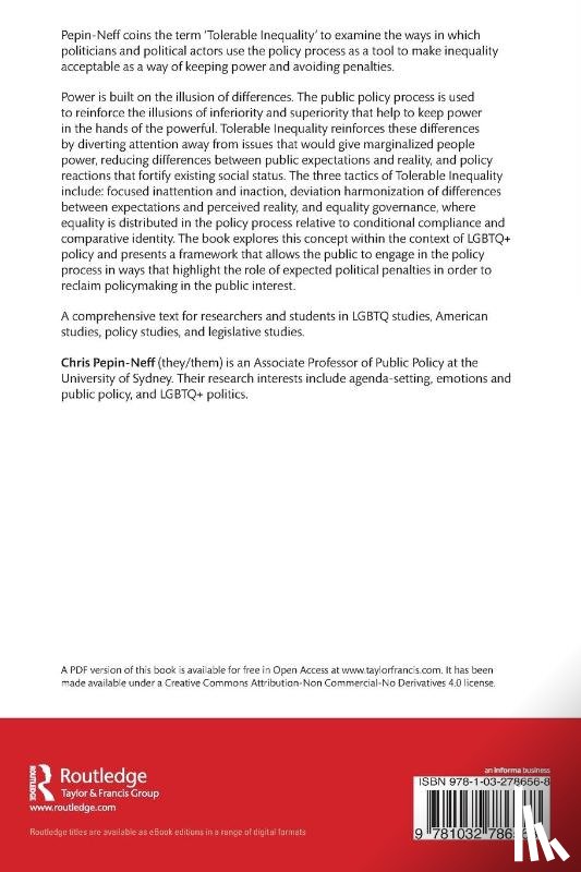 Pepin-Neff, Chris (The University of Sydney - Tolerable Inequality