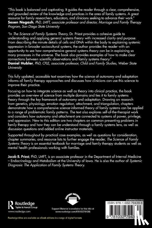 Priest, Jacob B. - The Science of Family Systems Theory