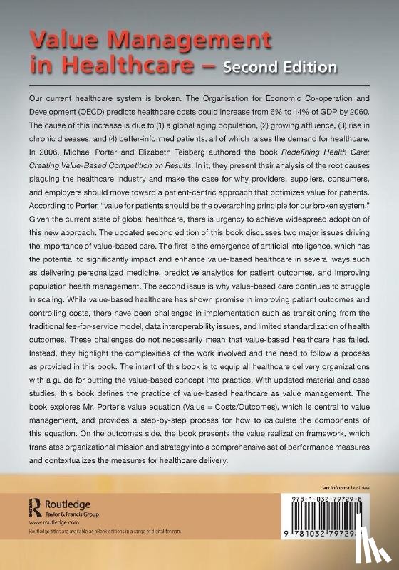 Tierney, Nathan William - Value Management in Healthcare