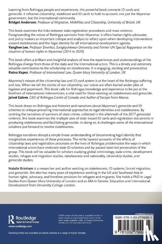 Brinham, Natalie (Queen Mary University of London - Citizenship and Genocide Cards