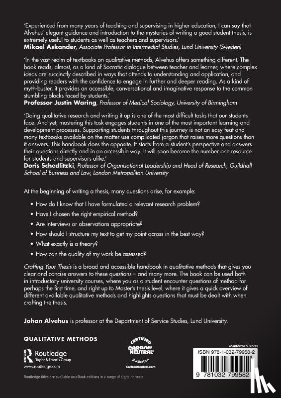 Alvehus, Johan - Crafting Your Thesis