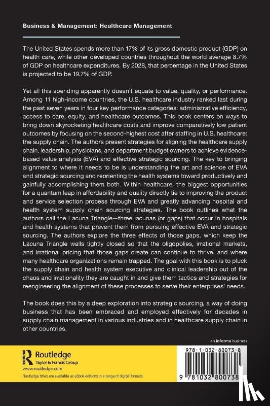 Georgulis, Jr., West, Mark C. - Advancing Strategic Sourcing and Healthcare Affordability