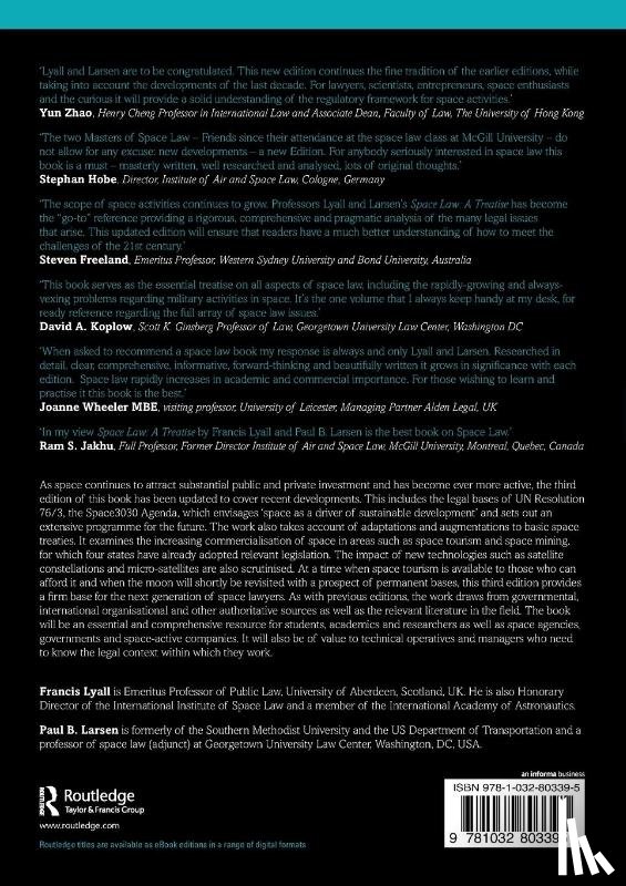 Lyall, Francis, Larsen, Paul B. - Space Law