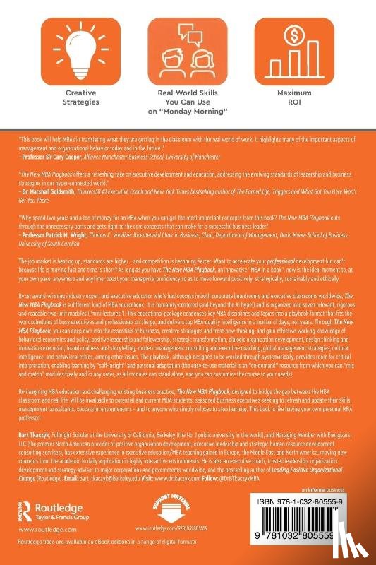 Tkaczyk, Bart - The New MBA Playbook