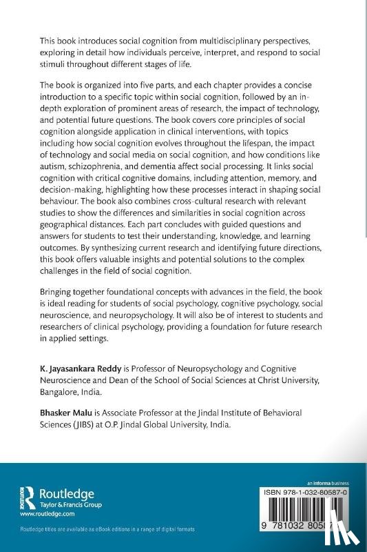 Reddy, K. Jayasankara, Malu, Bhasker - Multidisciplinary Perspectives in Social Cognition
