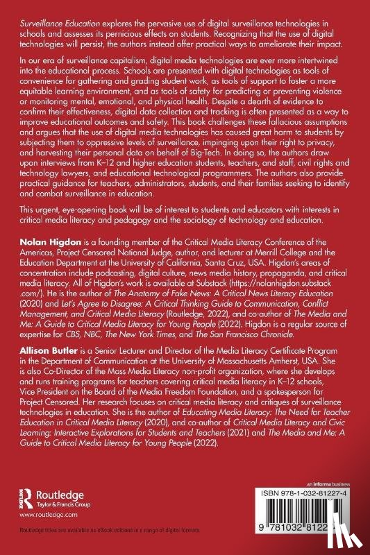 Higdon, Nolan (California State University, Butler, Allison - Surveillance Education