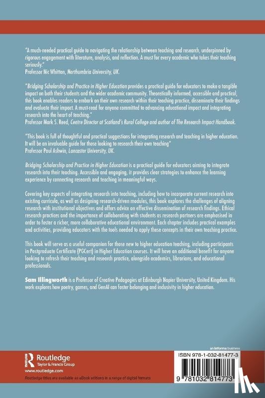 Illingworth, Sam - Bridging Scholarship and Practice in Higher Education