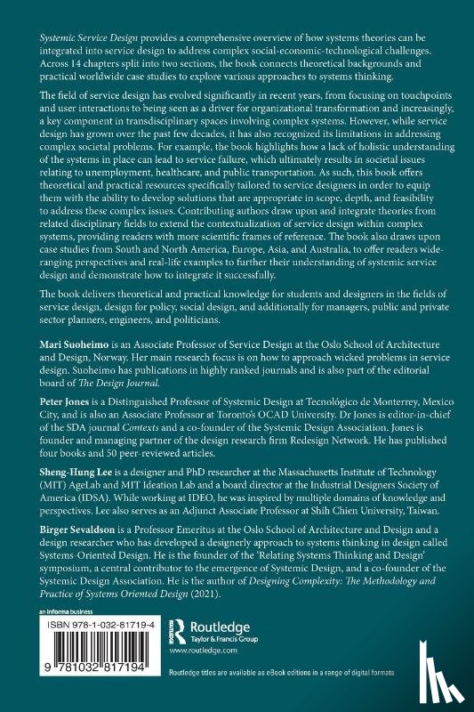  - Systemic Service Design