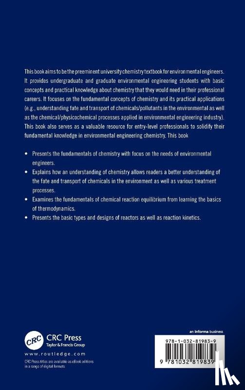 Kuo, Jeff - Chemistry, Thermodynamics, and Reaction Kinetics for Environmental Engineers