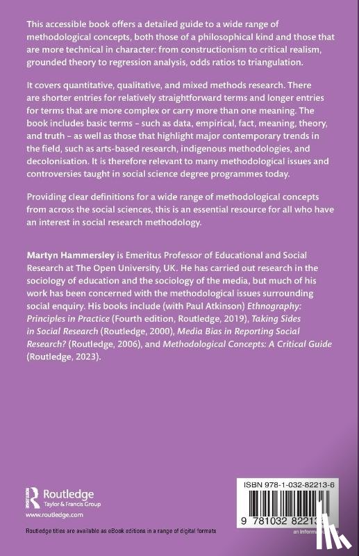 Hammersley, Martyn (The Open University - A Dictionary of Social Research Methodology