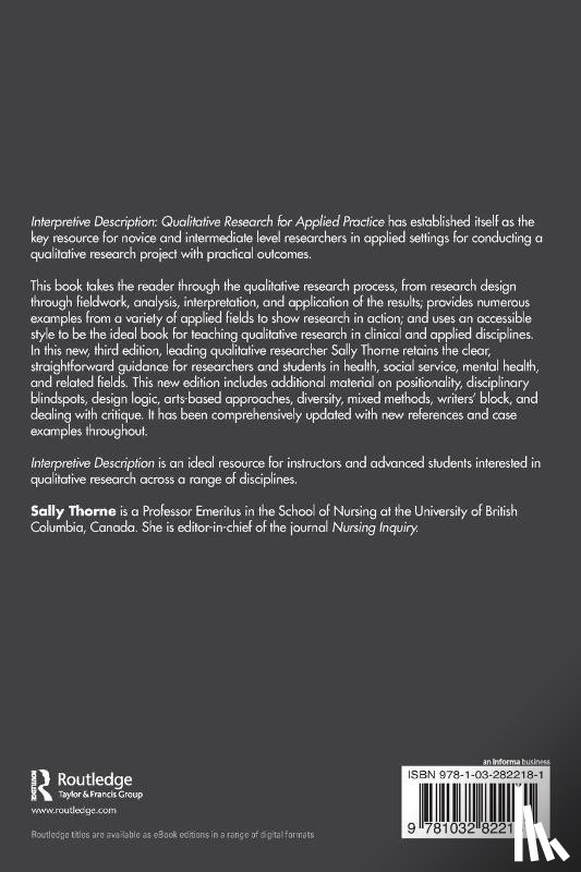 Thorne, Sally - Interpretive Description