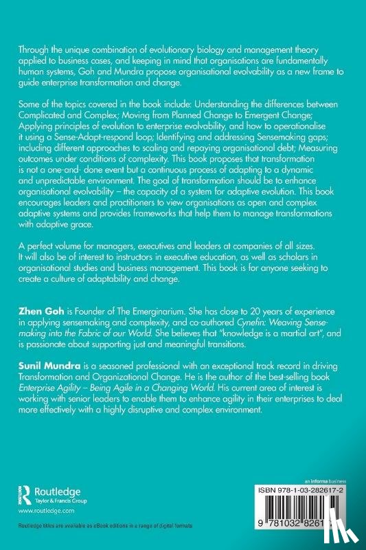 Goh, Zhen (Founder of The Emerginarium, Mundra, Sunil (Principal Consultant at Thoughtworks - Evolvability in Business
