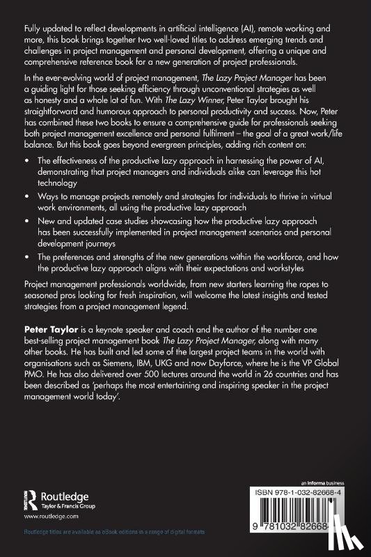 Taylor, Peter - The Lazy Winning Project Manager