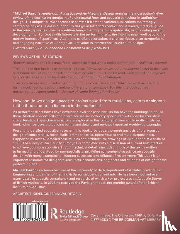 Barron, Michael (Fleming and Barron - Auditorium Acoustics and Architectural Design