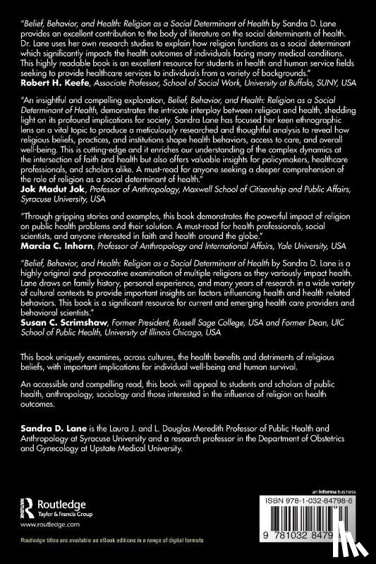 D. Lane, Sandra - Belief, Behavior, and Health