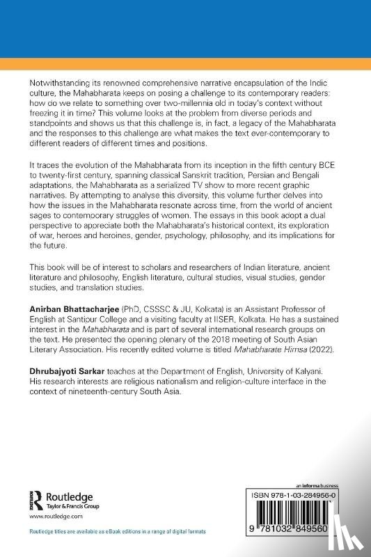  - Contemporaneity of the Mahabharata Narrative