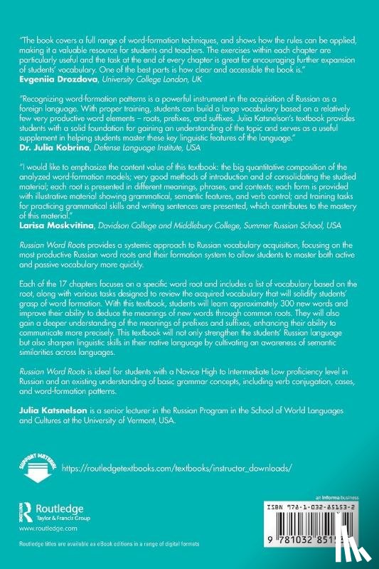 Katsnelson, Julia - Russian Word Roots