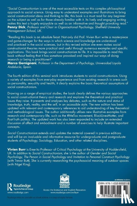 Burr, Vivien - Social Constructionism
