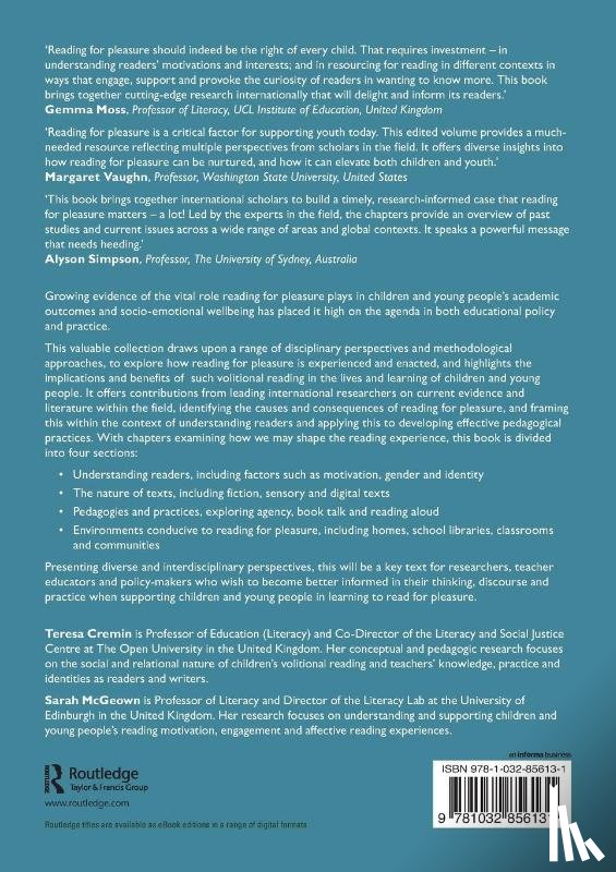  - Reading for Pleasure: International Perspectives