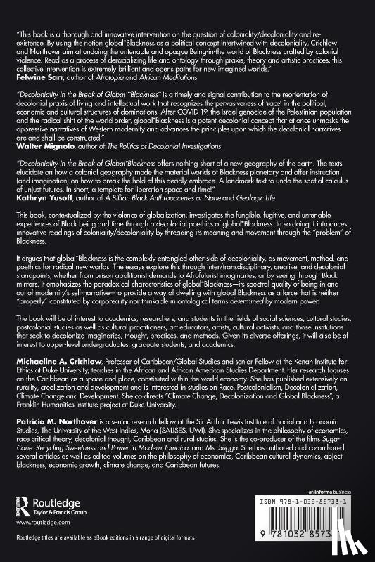  - Decoloniality in the Break of Global Blackness