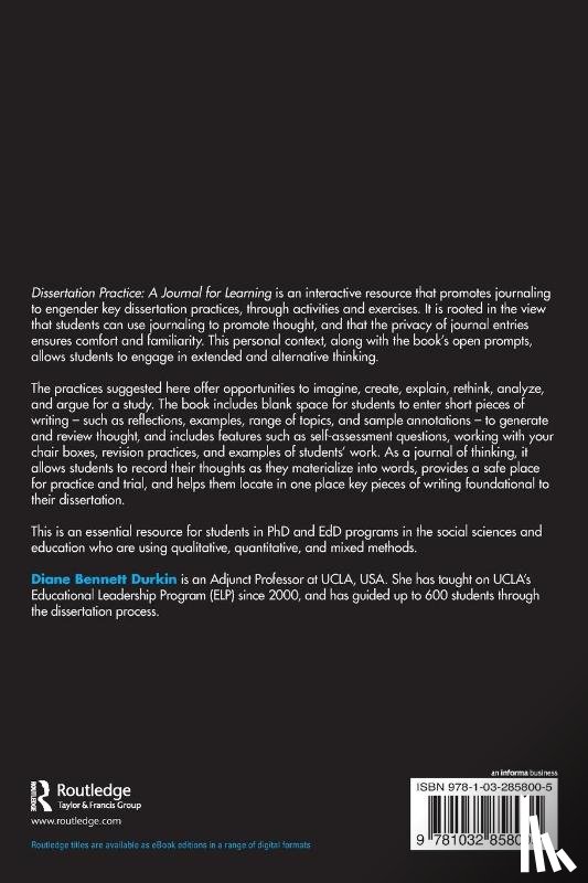 Durkin, Diane Bennett - Dissertation Practice