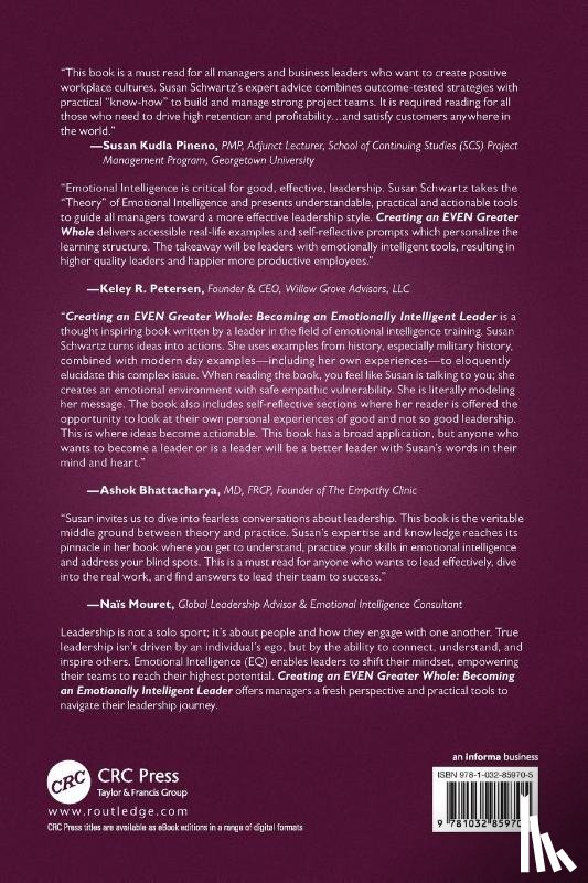 Schwartz, Susan G. - Creating an EVEN Greater Whole