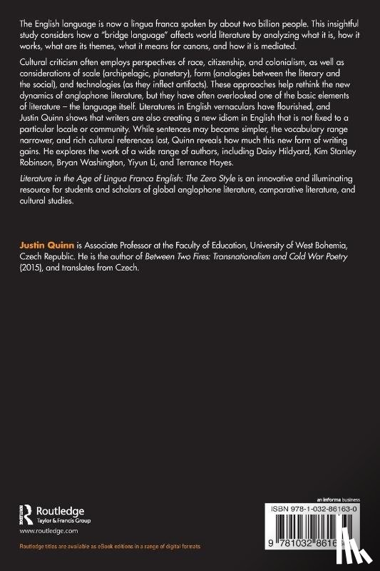 Quinn, Justin - Literature in the Age of Lingua Franca English