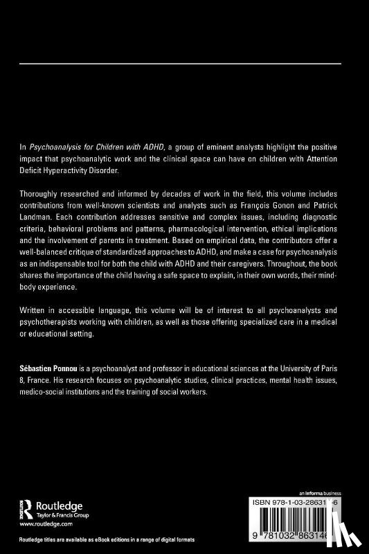  - Psychoanalysis for Children with ADHD