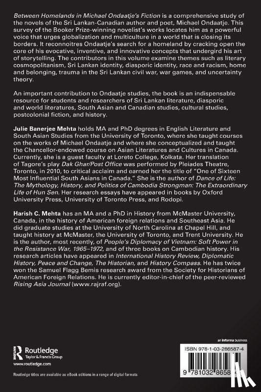  - Between Homelands in Michael Ondaatje’s Fiction