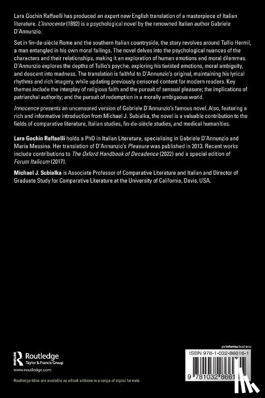 D'Annunzio, Gabriele - Innocence
