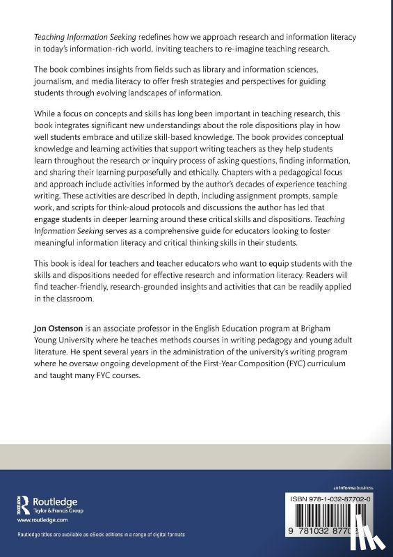 Ostenson, Jon (Brigham Young University - Teaching Information Seeking