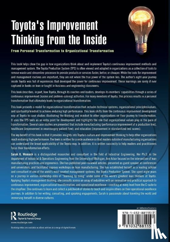 Womack, Sarah K. - Toyota's Improvement Thinking from the Inside