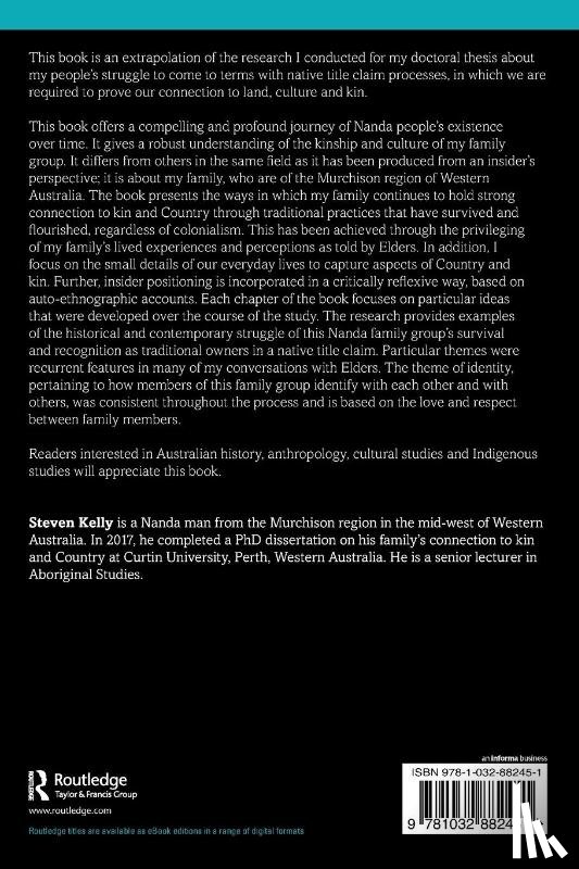 Kelly, Steven - A First Nations Perspective