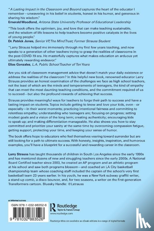 Strauss, Larry - A Lasting Impact in the Classroom and Beyond