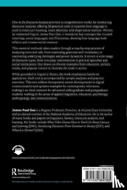 Gee, James Paul - How to Do Discourse Analysis