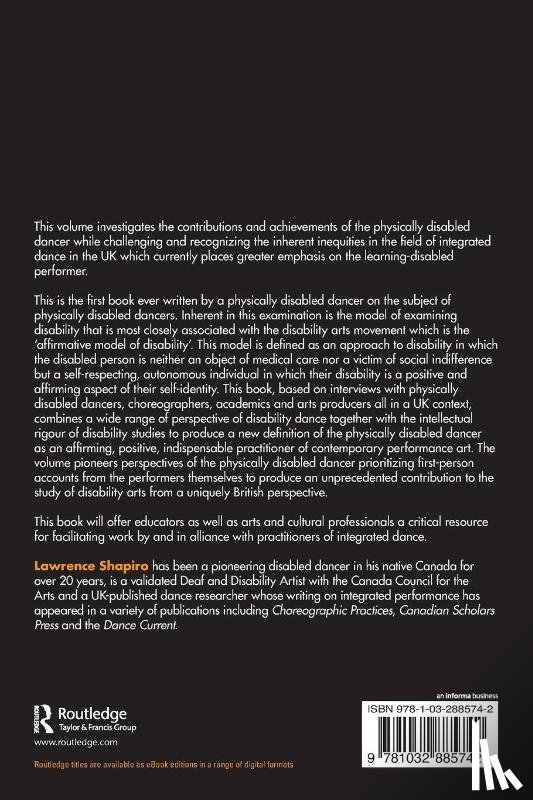 Shapiro, Lawrence - The Physically Disabled Dancer and the Affirmative Model of Disability
