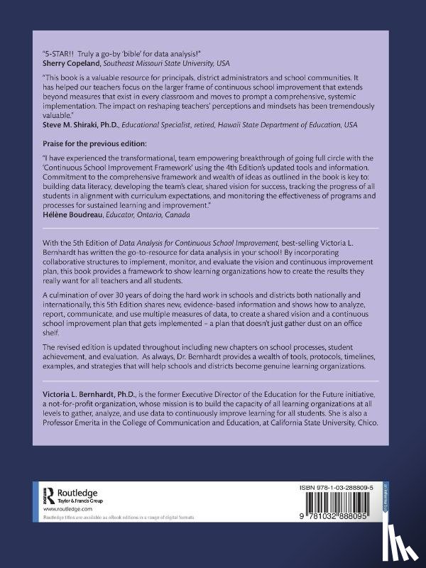 Bernhardt, Victoria L. - Data Analysis for Continuous School Improvement