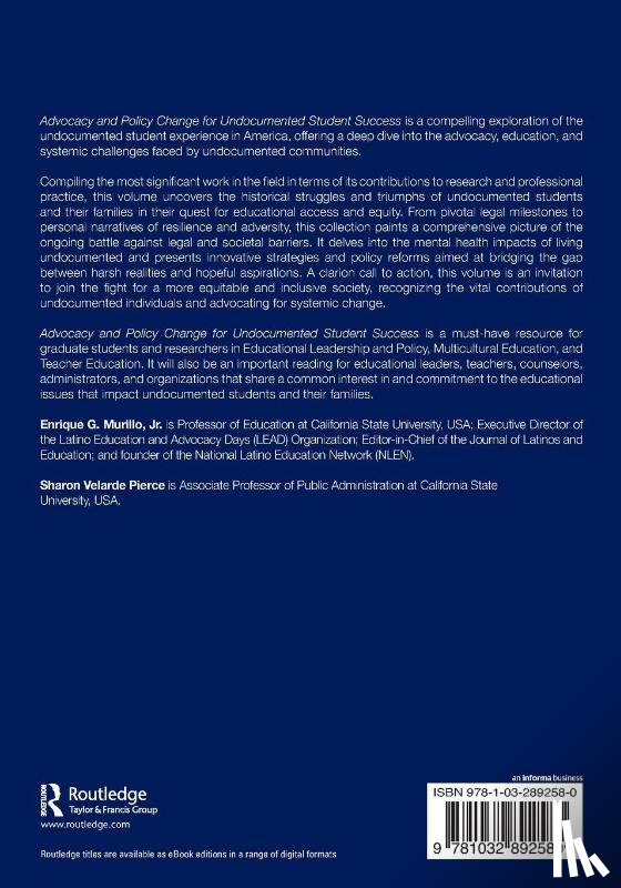  - Advocacy and Policy Change for Undocumented Student Success
