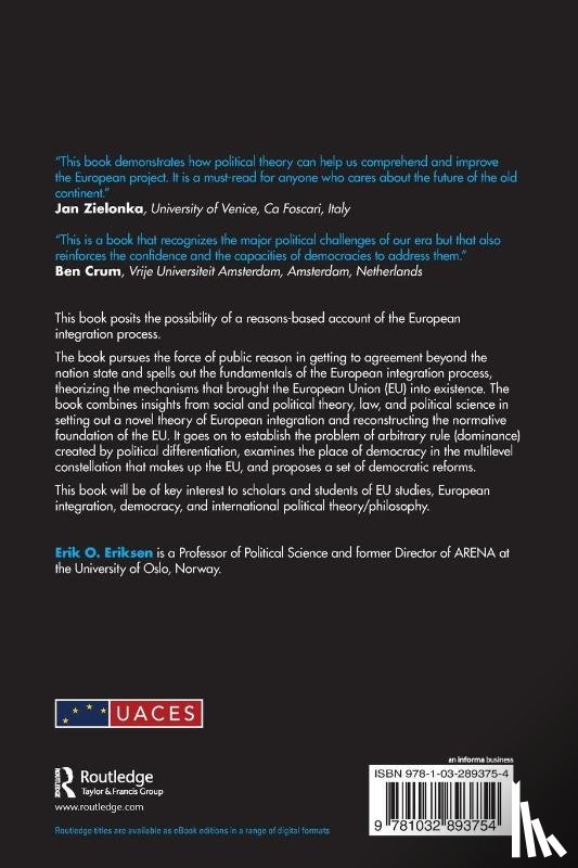 Eriksen, Erik O. (University of Oslo - Mechanisms of European Integration