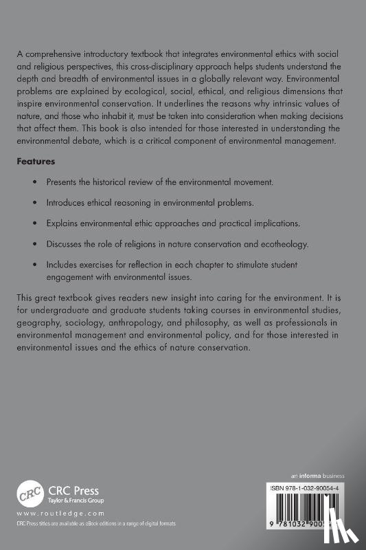 Chuvieco, Emilio (Universidad de Alcala, Martin, Maria A. (RJCU - Introduction to Environmental Ethics