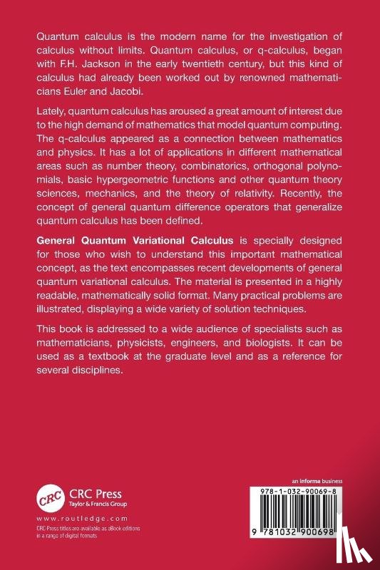 Georgiev, Svetlin G., Zennir, Khaled (Qassim University) - General Quantum Variational Calculus