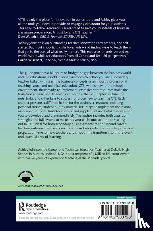 Johnson, Ashley - Unlocking the Career and Technical Education Classroom
