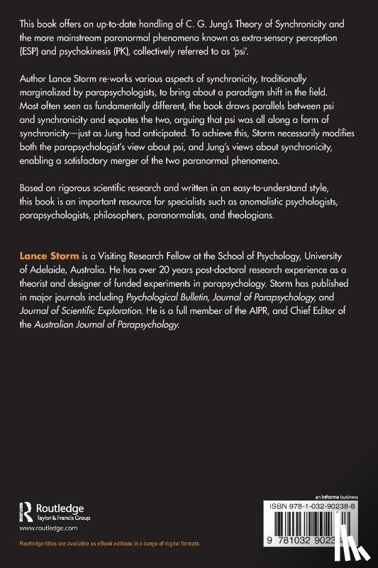 Storm, Lance (The University of Adelaide - A New Approach to Synchronicity