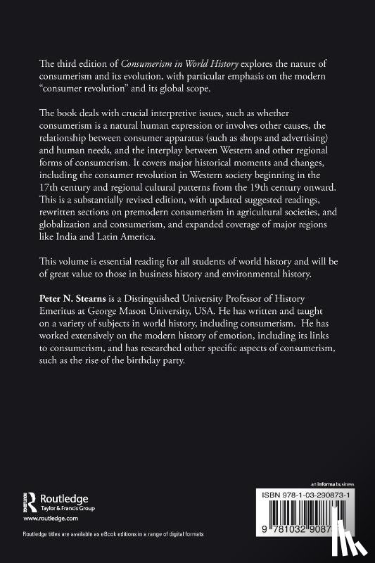 Stearns, Peter N. (George Mason University) - Consumerism in World History